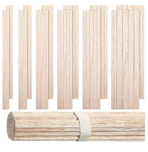 40pcs kayu balsa stick 4mm x 4mm x 500mm