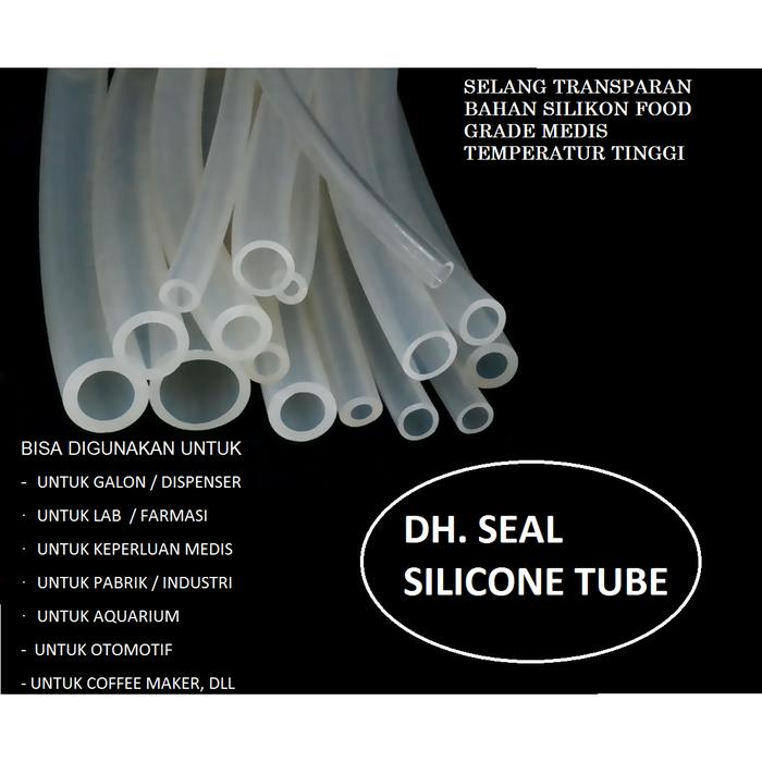 Thumbnail 2 (1meter) Selang silikon 15mm x 19mm Selang silicone food grade tahan panas silicone tube