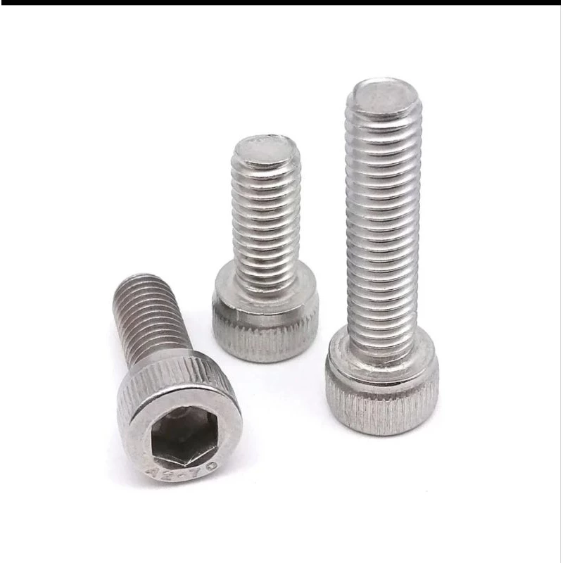 (50pcs) SS304 Baut Socket M3x30