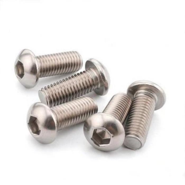 (1pcs) SS304 Baut Button L M2.5x8