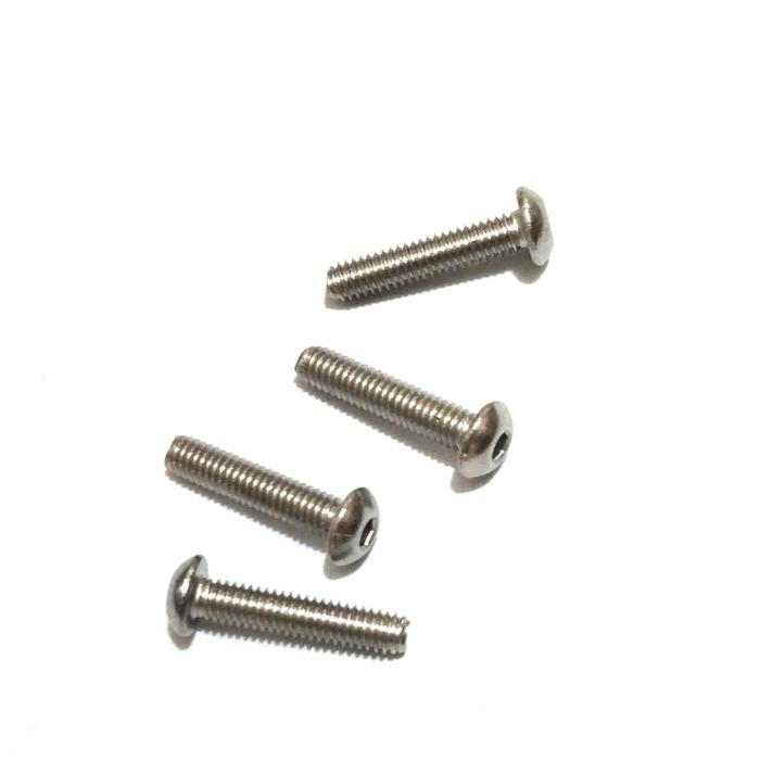 (1pcs) SS304 Baut Button L M3x35