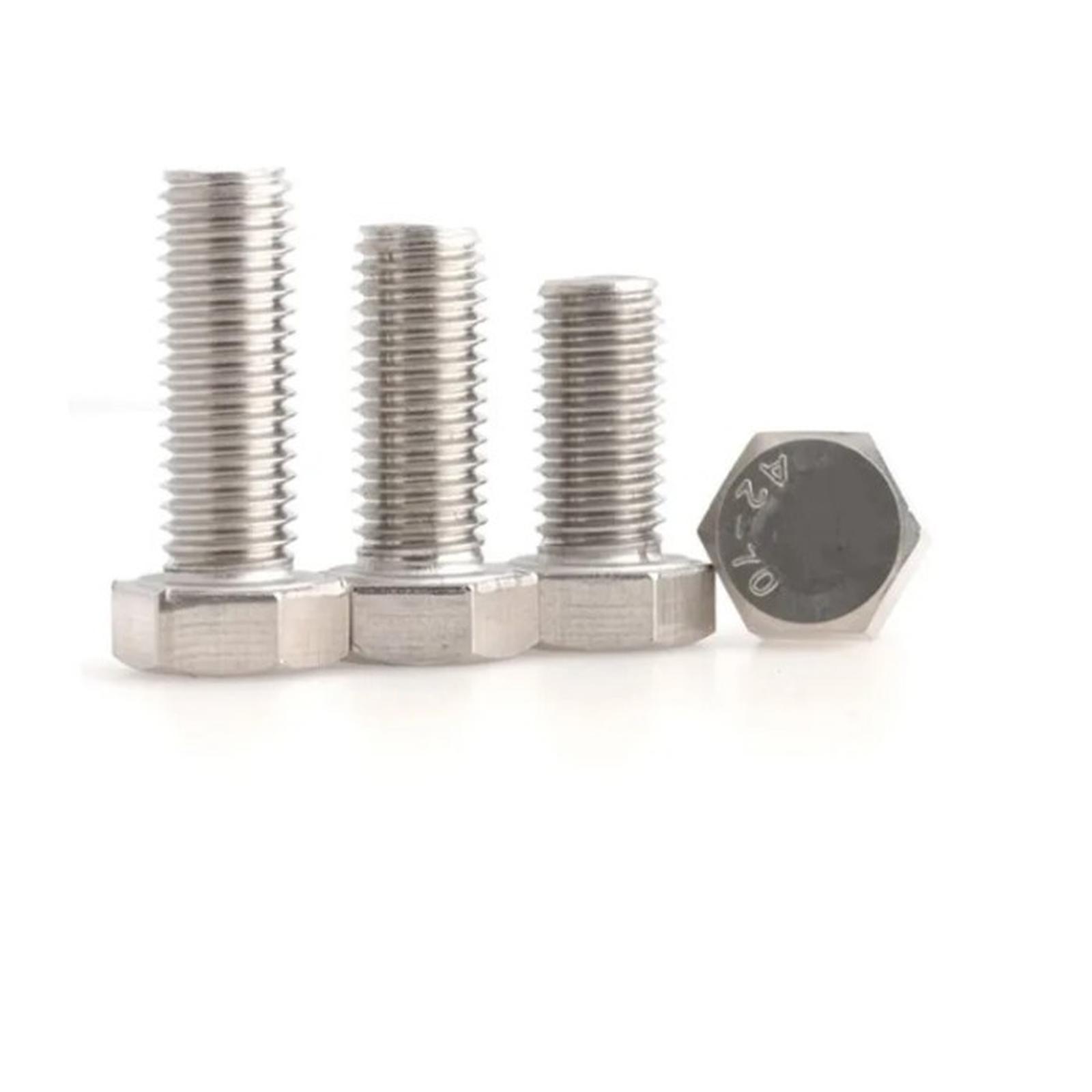 (1pcs) SS304 Baut Hex Bolt M3x35