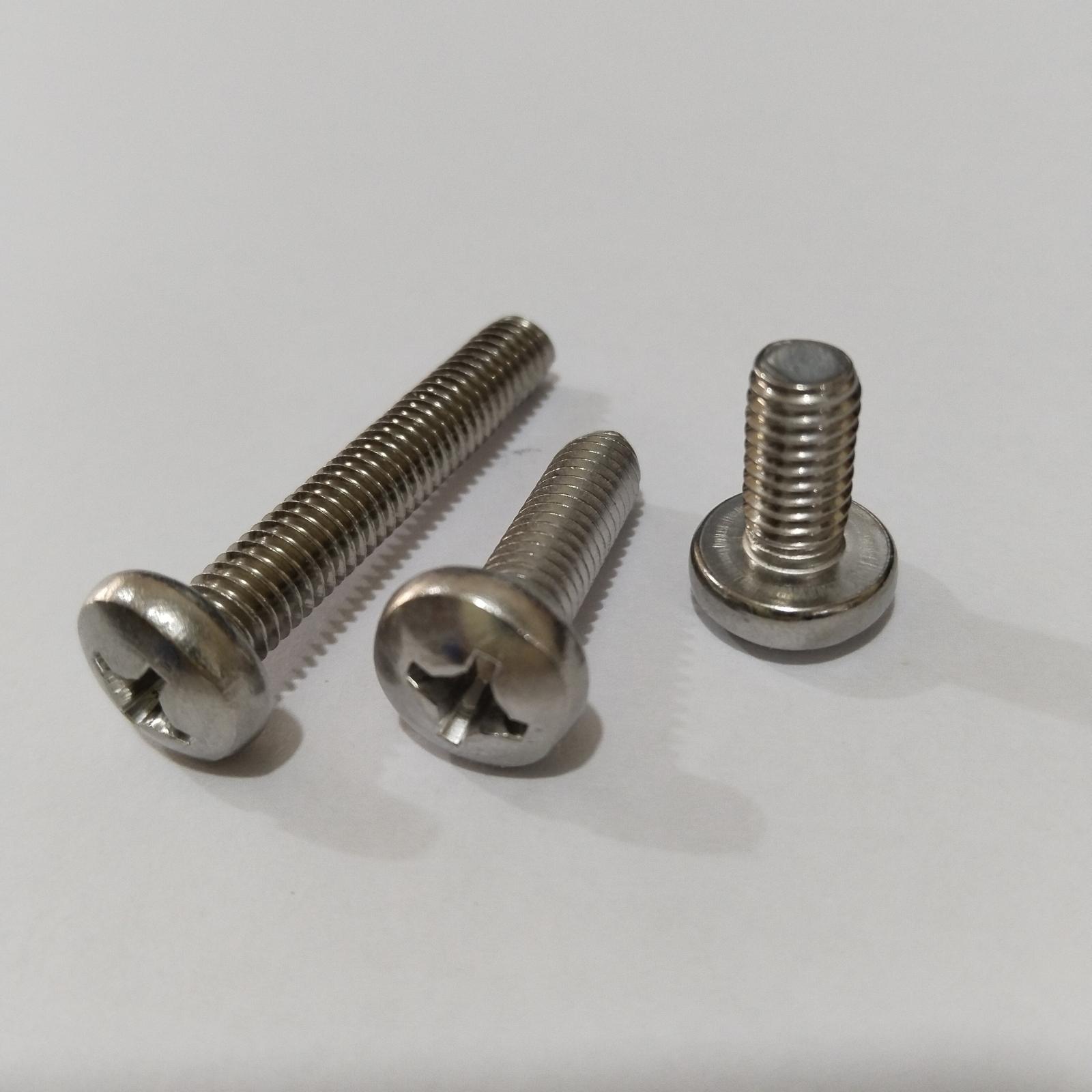 (1pcs) SS304 Baut Pan Philips M8x12