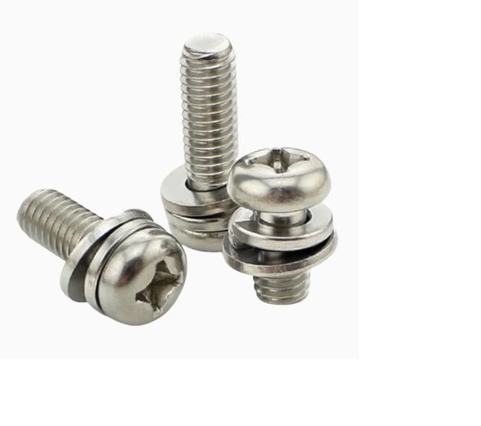 (1pcs) SS304 Baut JP Kombinasi M6x22