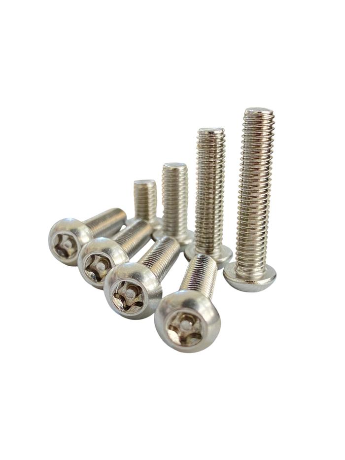 (1pcs) SS304 Baut Button Torq 5 Bintang M6 x 12