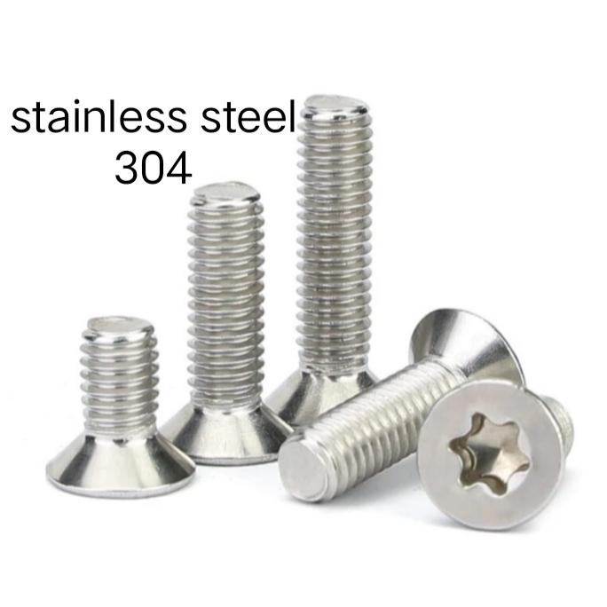 (1pcs) SS304 Baut Verseng Torq w/o M8x35