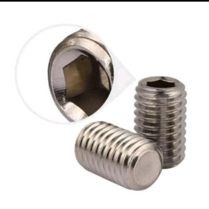 (1pcs) SS304 Baut Tanam Tumpul M5x6