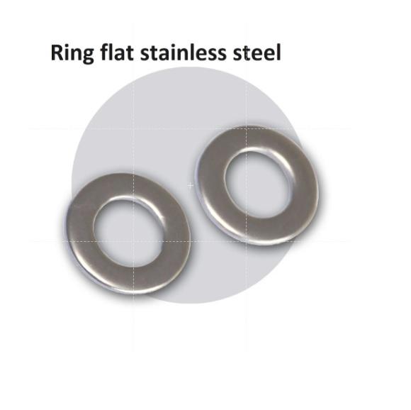 (1pcs) Stainless Steel 304 Ring Flat Washer M4