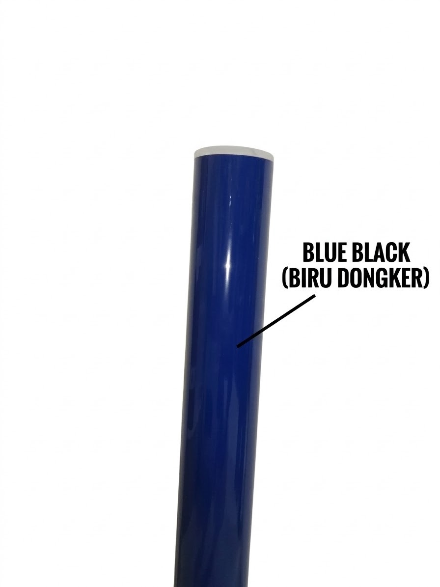 Monokote Covering Film solid Biru tua blue black 100cm x 60cm Cover pesawat rc airplane